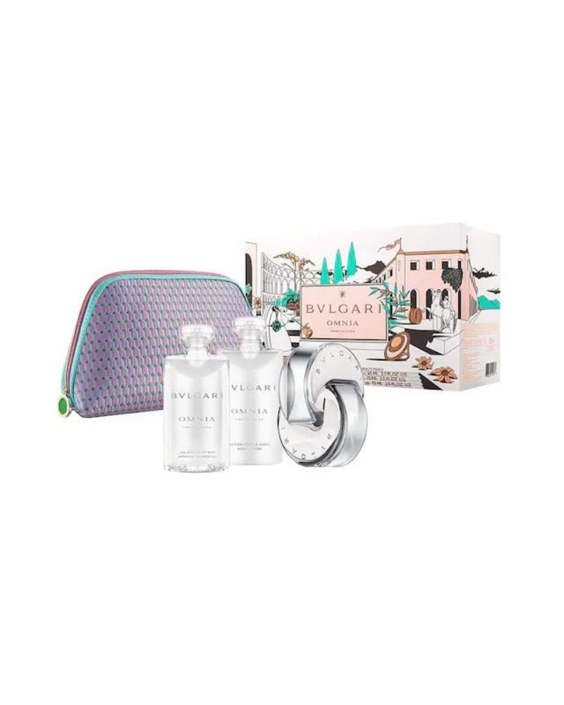 Bvlgari Omnia Crystalline W Edt 65Ml 3Pcs Pouch Set