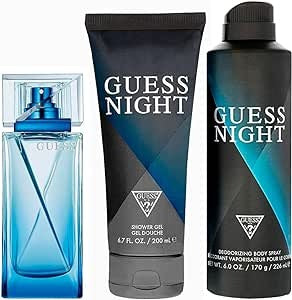 Guess Night Edt M 100Ml+226Ml+200Ml 3Pcs Set