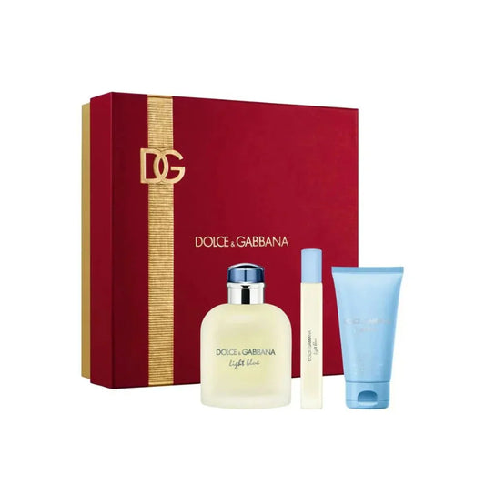 D&G Light Blue M Edt 125Ml 3Pcs Set