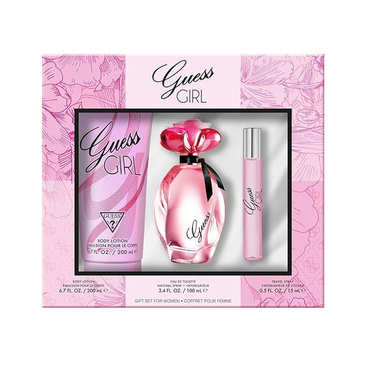 GUESS GIRL EDT 100ML 3PCS SET