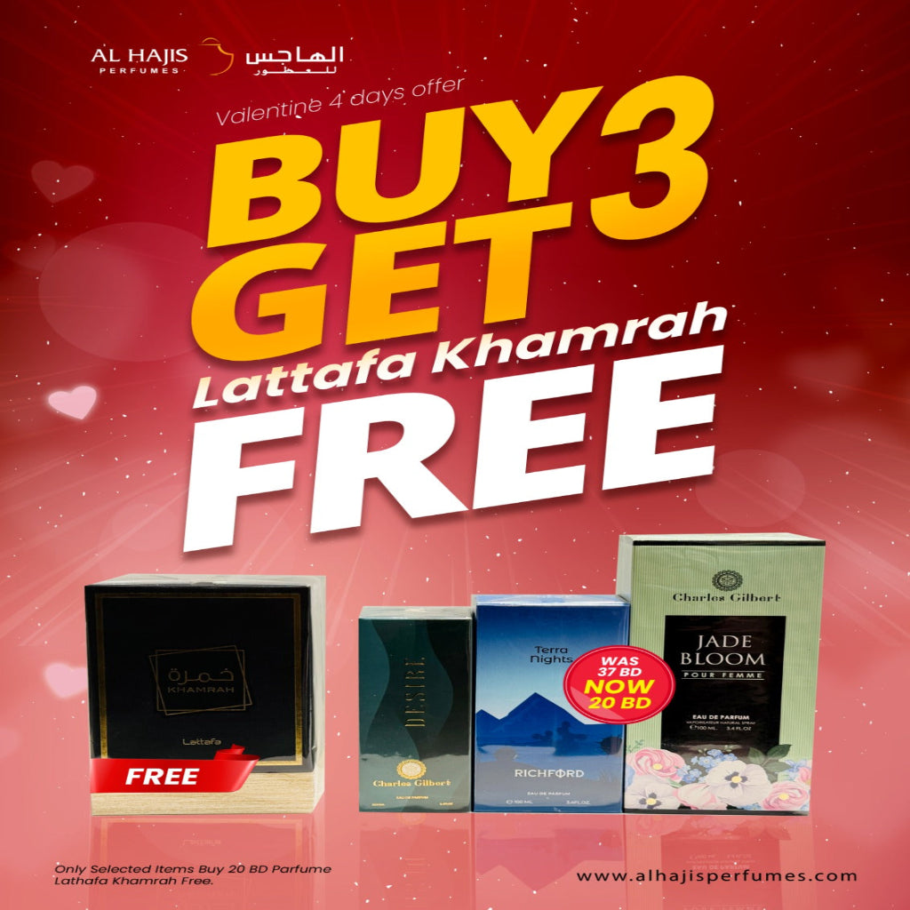 Buy 3 Get 1 Lattafa Kamrah Free