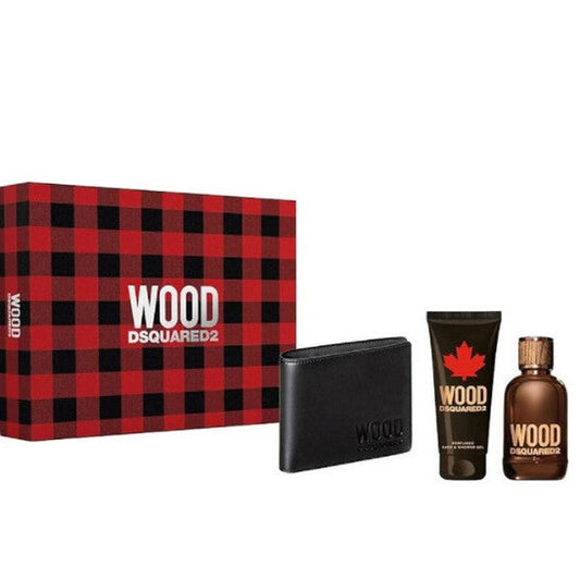 Dsquared2 Wood Men Edt 100Ml 3Pcs Set