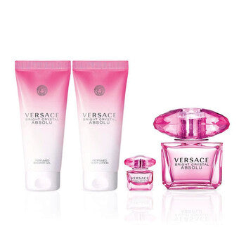 Versace Bright Crystal Absolu Edp 90 Ml 4 Pcs Set